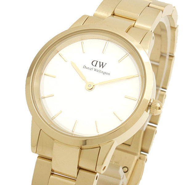 ダニエルウェリントン DANIEL WELLINGTON ICONIC LINK DW00100565 腕時計 レディース ホワイト クオーツ